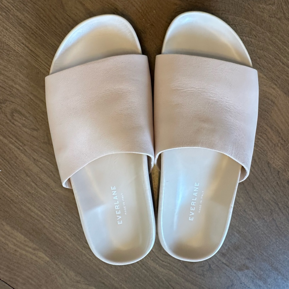 Everlane Women's Tan Slide Sandals